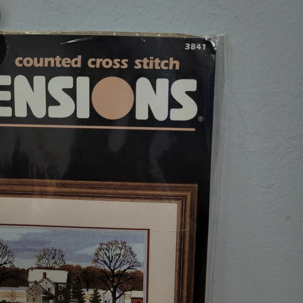 Dimensions Counted Cross StitchKit Scenic Farm #3841 New Sealed
